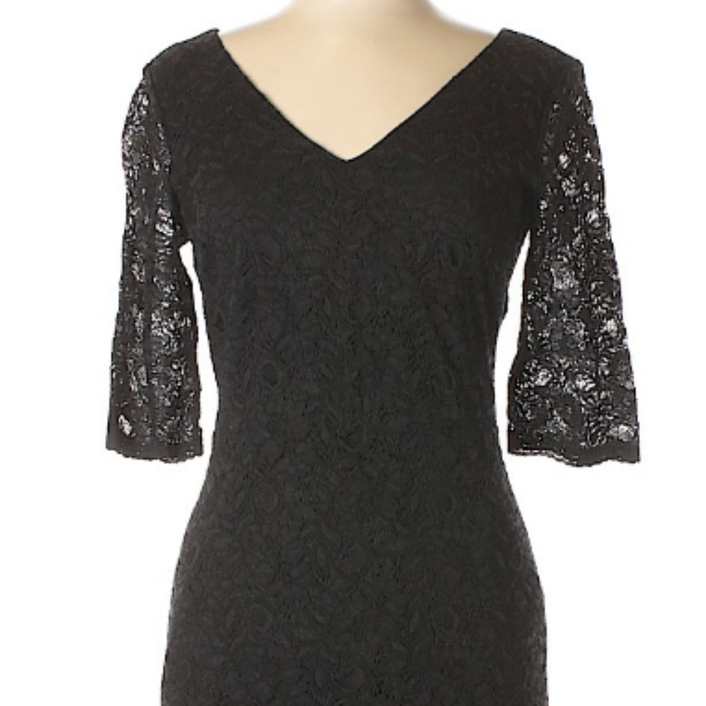 Banana Republic Black Lace Dress